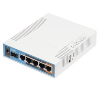 MikroTik hAP ac (RB962UiGS-5HacT2HnT) Двохдіапазонна Wi-Fi точка доступу з 5-портами Ethernet для домашнього використання 22422 фото