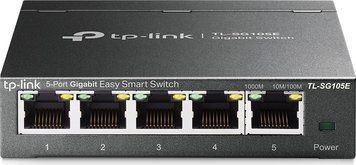 Коммутатор TP-Link EasySmart TL-SG105E 5-портовый управляемый. 144812 фото