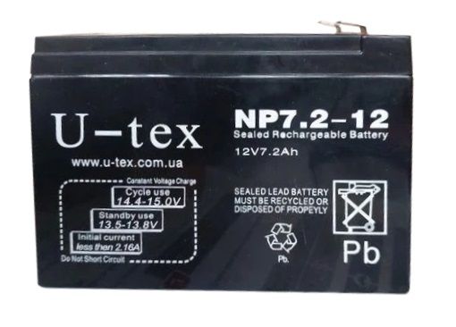 U-tex 12В / 7,2 Ah Аккумулятор 28703 фото