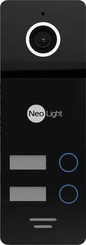 Видеопанель 2 Мп NeoLight MEGA/2 FHD Black на 2 абонента. 198412 фото