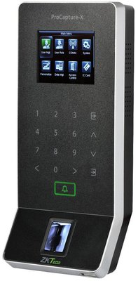 Биометрический терминал ZKTeco PROCAPTURE-X Wi-Fi со считывателем отпечатка пальца, карт EM-Marine, с Wi-Fi 177993 фото
