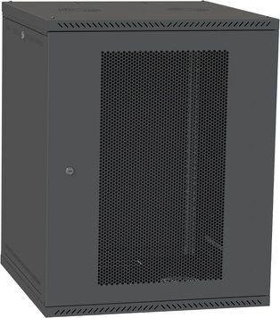 IPCOM 15U 600x600 Шкаф телекоммуникационный двери перф(черный) 99-00021781 фото