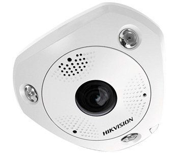 DS-2CD6365G0-IVS (1.27мм) 6Мп Fisheye IP камера серії DeepinView 99-00001516 фото