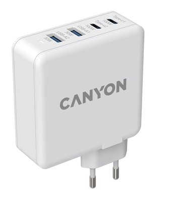 Canyon H-65 white (GAN 100W) Мережевий зарядний пристрiй 28905 фото