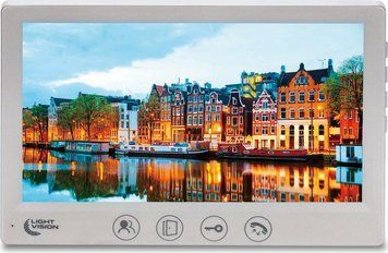 Відеодомофон 7" Light Vision AMSTERDAM FHD White 82-00206 фото