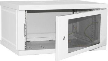 IPCOM СН-4U-060х035-ДС-7035 (RAL7035) Шафа телекомунікаційна скло 99-10024570 фото