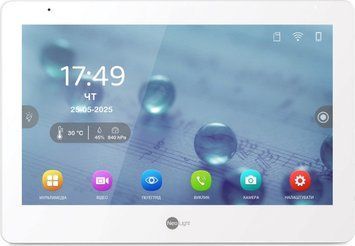 Гібридний відеодомофон 10.1 Neolight MEZZO Hybrid white з Wi-Fi 301755 фото