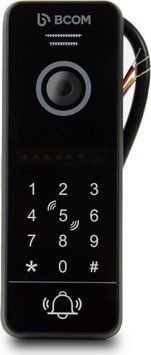 Видеопанель BCOM BT-400FHD-AC Black с встроенной клавиатурой и считывателем Mifare. 301093 фото