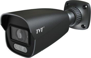 IP-відеокамера 6Mp TVT TD-9Камери2E4(D/PE/AW3) Black f=2.8mm, ІЧ+LED-підсвічування, з мікрофоном 77-00396 фото