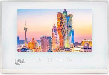 Відеодомофон 7&rdquo; WiFi Light Vision MACAO FHD White 82-00204 фото