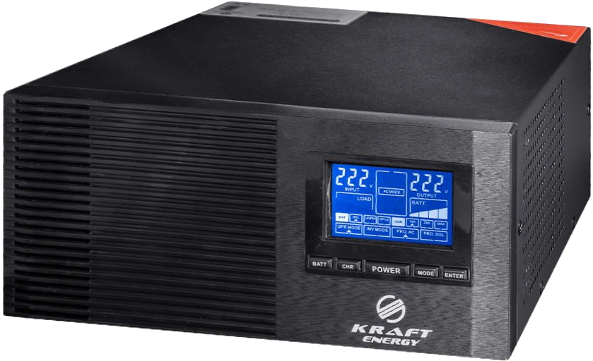 Инвертор с ИБП Kraft KRF-AVR800VA/640W-12V 99-00019814 фото