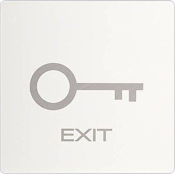Кнопка виходу ATIS Exit-MP white пластикова врізна 302350 фото