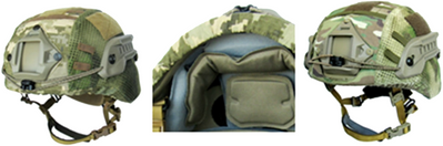 Чехол для шлема комбинированный (ткань+сетка) мультикам, размер L TOR 99-00018187 фото