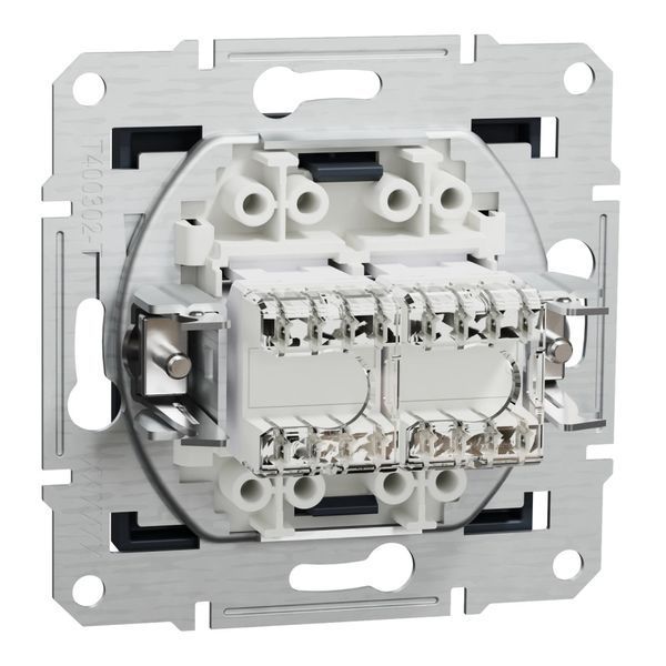Schneider Electric EPH4400171 Asfora Розетка компьютерная антрацит, пластик, для врезного монтажа 99-00013747 фото