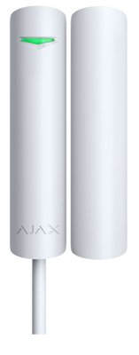 Ajax DoorProtect Plus Fibra white Дротовий магнітоконтактний сповіщувач 29232 фото