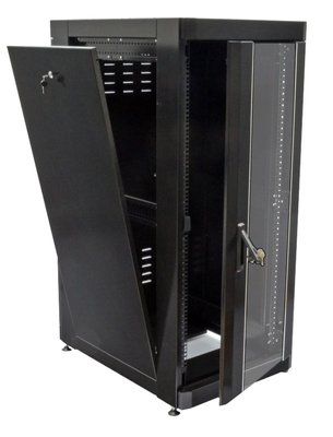 19" 28U, 610х865 мм Шкаф усиленный, перфорированная дверь (66%), черный 28215 фото