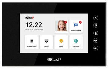 BAS-IP AQ-07LL (black) (BAS-IP) Відеодомофон 99-00008757 фото