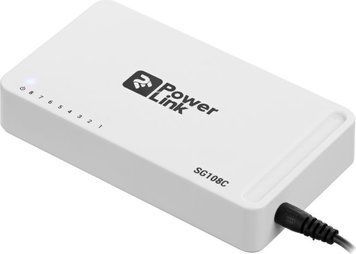 Сетевой коммутатор на 8 портов 10/100/1000 Мбит/с 2E PowerLink SG108C 8xGE неуправляемый. 162107 фото