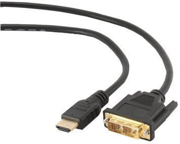 Cablexpert CC-HDMI-DVI-0.5M Кабель HDMI - DVI 18+1pin M, 0.5m 99-00013457 фото