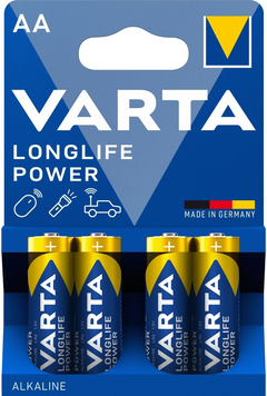 Батарейка VARTA HIGH ENERGY/LONGLIFE POWER AA BLI 4 ALKALINE 99-00015765 фото