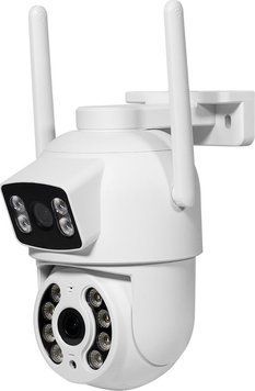 IP PTZ-видеокамера з WiFi 3Mp+3Mp Light Vision VLC-9130WI/2C (Tuya) f=3.6mm+3.6mm, ИЧ+LED-пидсвичування, з микрофоном 75-00301 фото